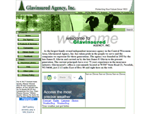 Tablet Screenshot of glavinsured.com